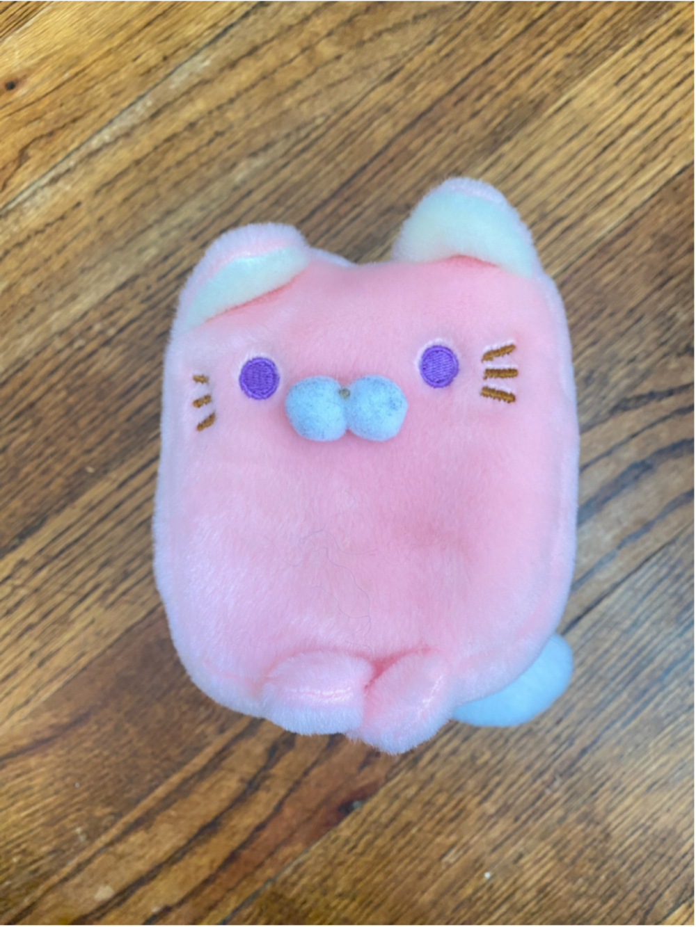 Kawaii Pink Cat Plush Pillow Stuffed Animal Pastel Anime Japanese Style Y2K Cute